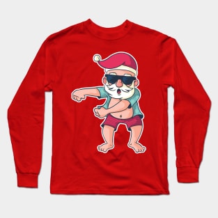 Santa Floss Long Sleeve T-Shirt